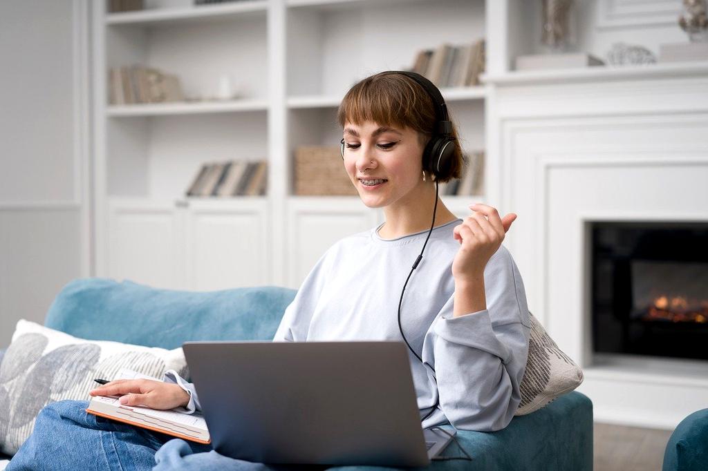Mindfulness course with person meditating in nature